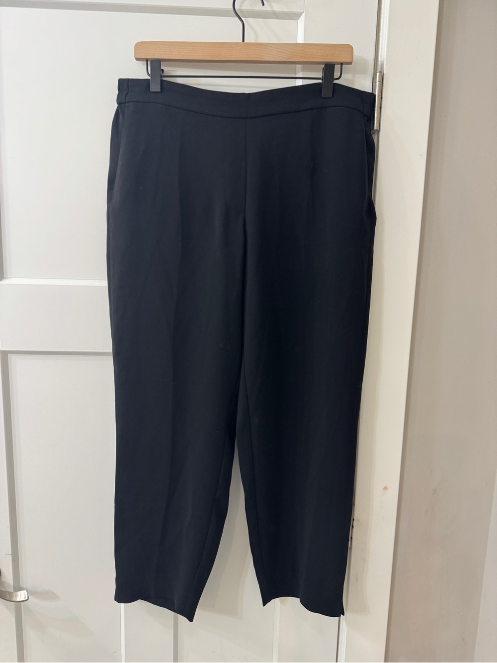 J.Crew Jamie Black Pull-On Ankle Pants Size 14